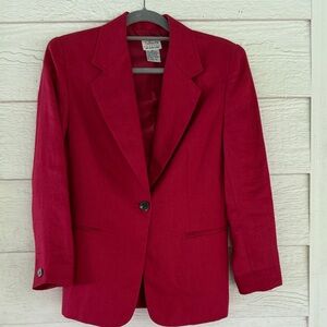 Talbots Classic Red Blazer